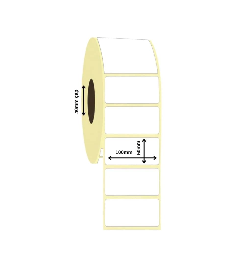 Laminated Thermal Label 100x50 mm