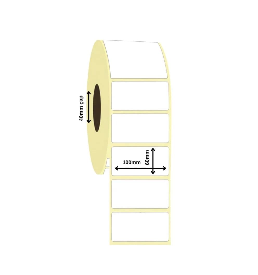 Laminated Thermal Label 100x60 mm