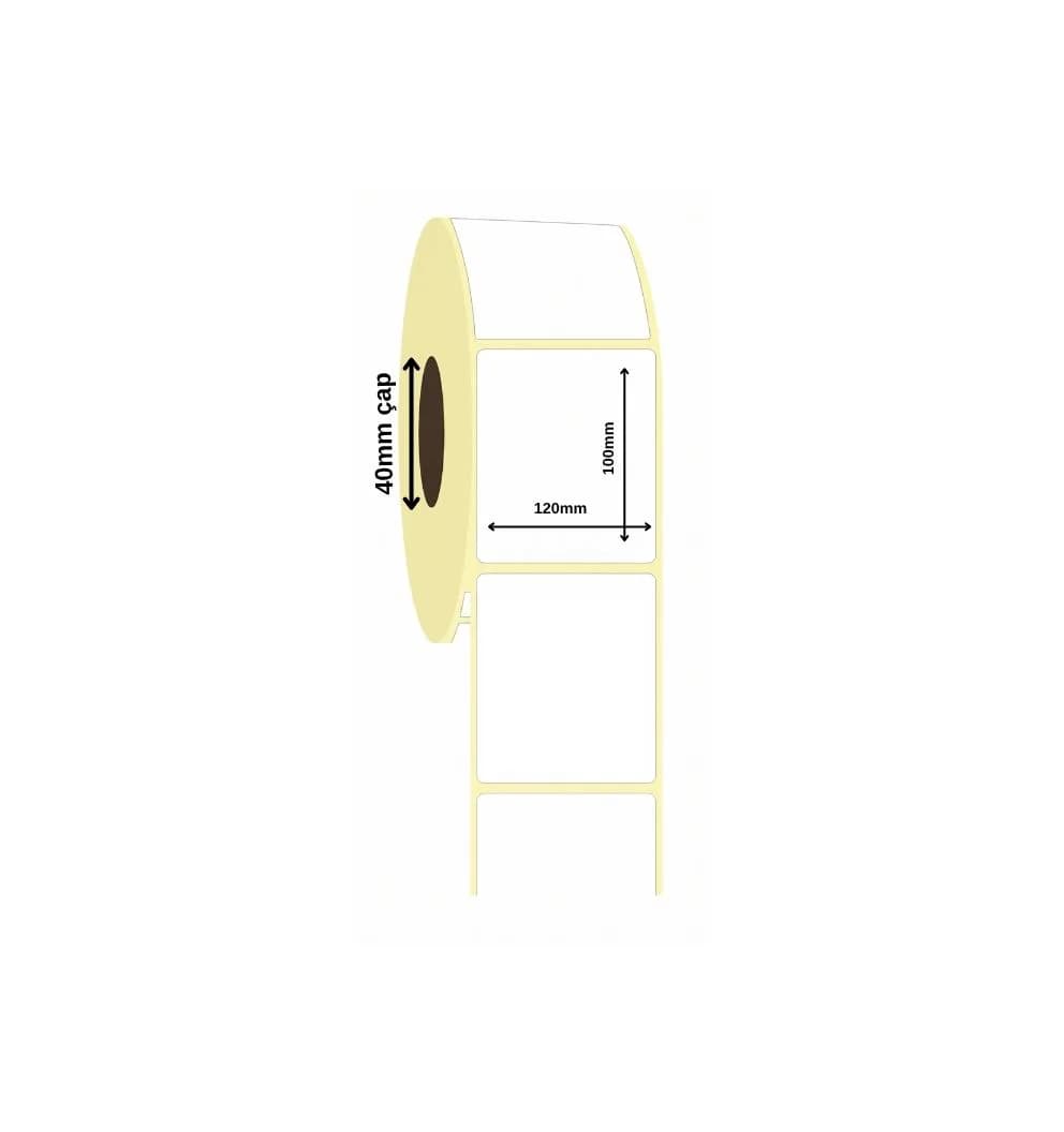 Laminated Thermal Label 120x100 mm