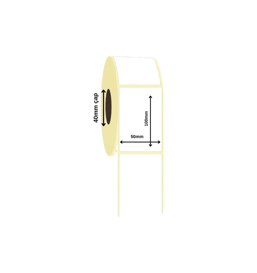 Laminated Thermal Label 50x100 mm