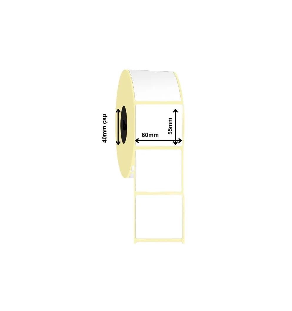 Laminated Thermal Label 60x55 mm