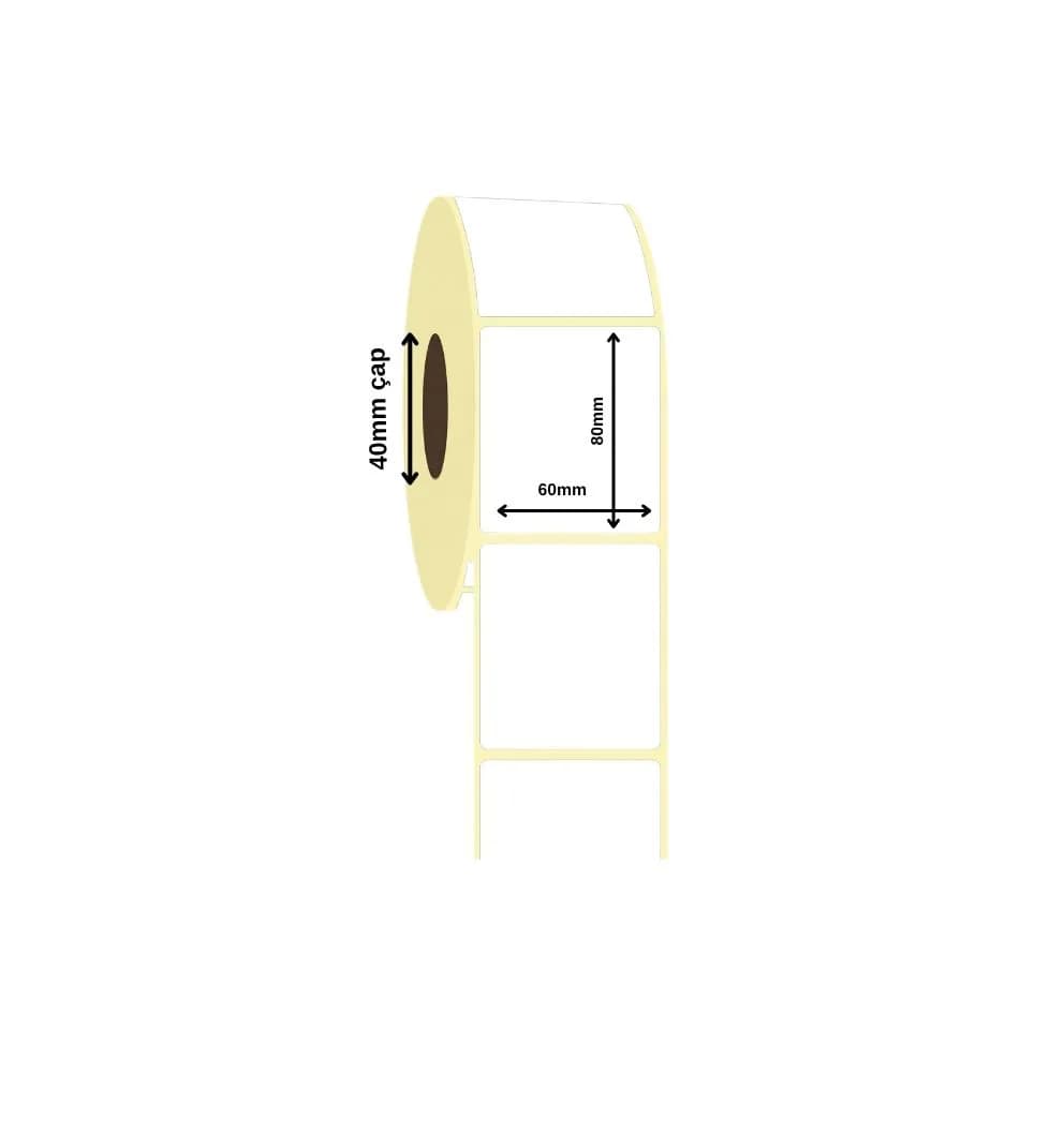 Laminated Thermal Label 60x80 mm