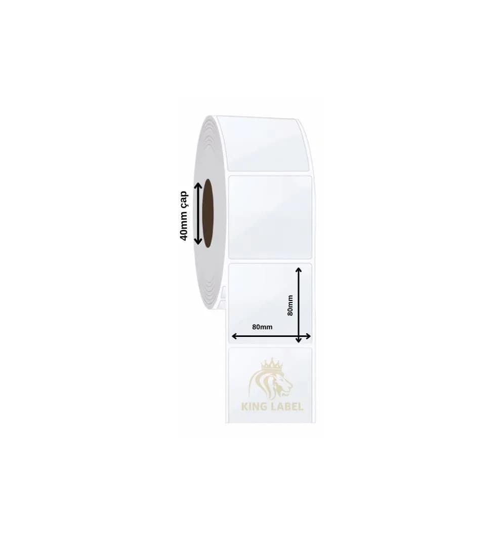 Hijyen Etiketi 80x80 mm