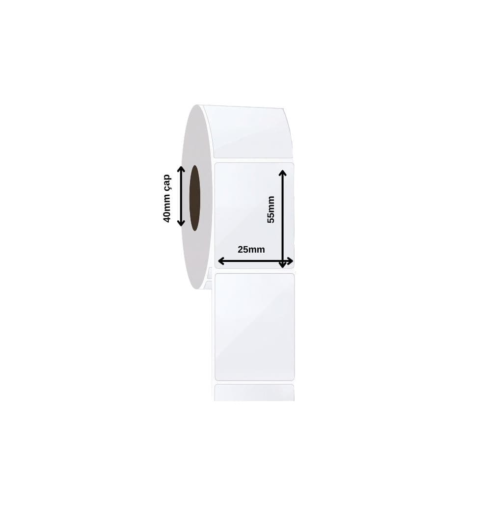 PP Şeffaf 25x55 mm