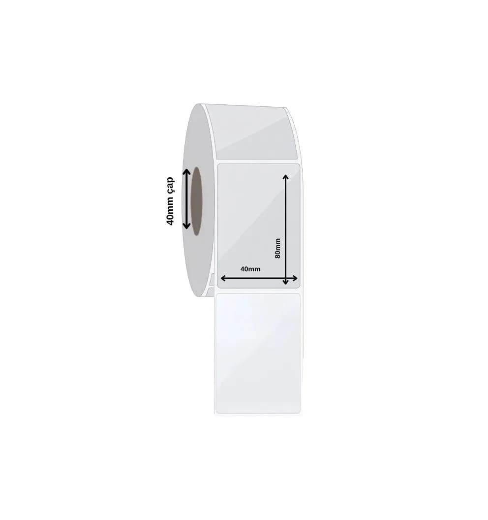 PP Opaque 40x80 mm