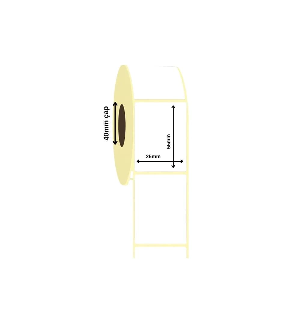 Vellum Label 25x55 mm
