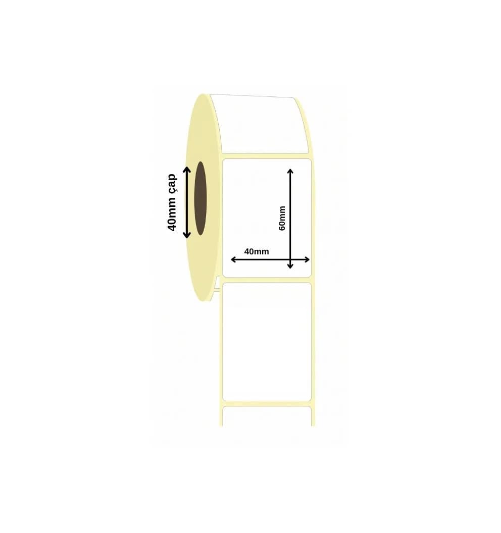 Vellum Label 40x60 mm
